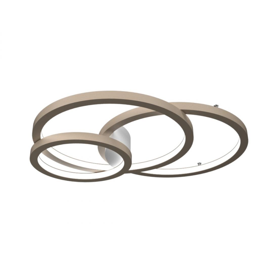 Jogo Plafon/Arandela Accord Circular Frame 115 watts 2700K Bivolt 1550x1250x110mm 5086LED