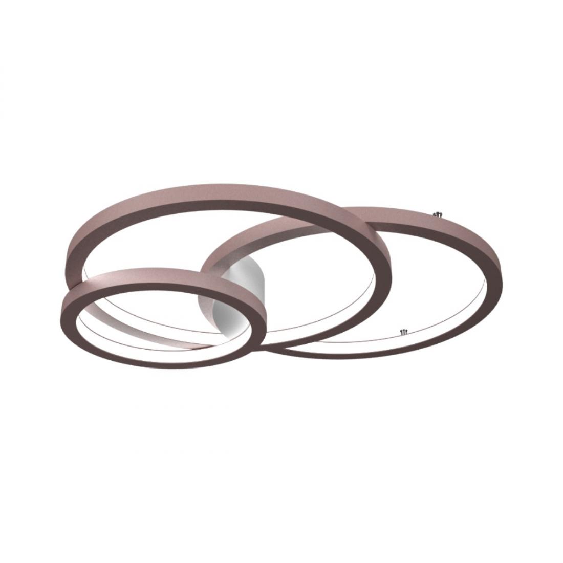 Jogo Plafon/Arandela Accord Circular Frame 115 watts 2700K Bivolt 1550x1250x110mm 5086LED