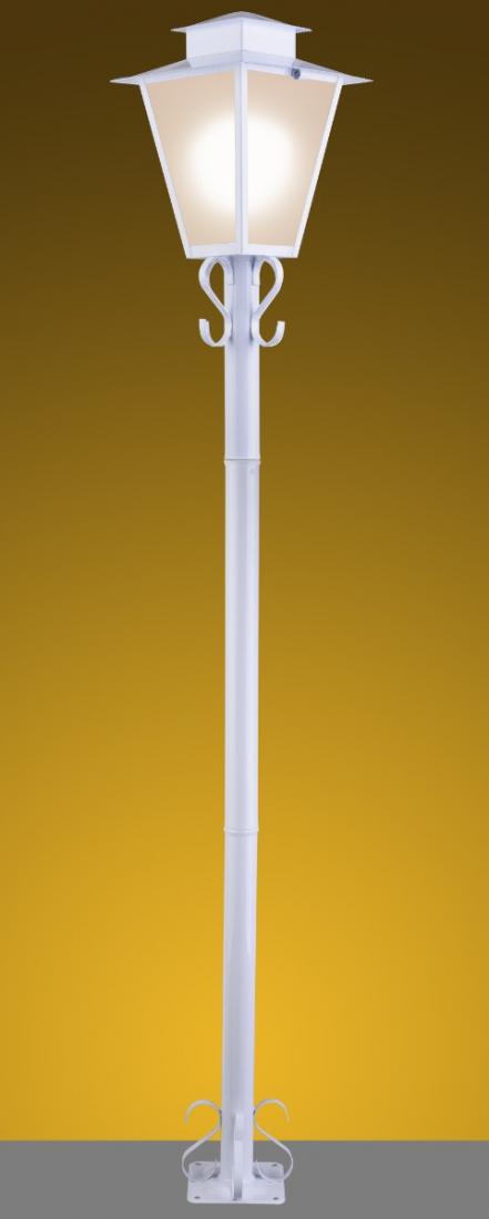Poste Ideal Colonial Externo Aço Fosfatizado e Termoplástico 1L E27 1760x270x270mm P-3