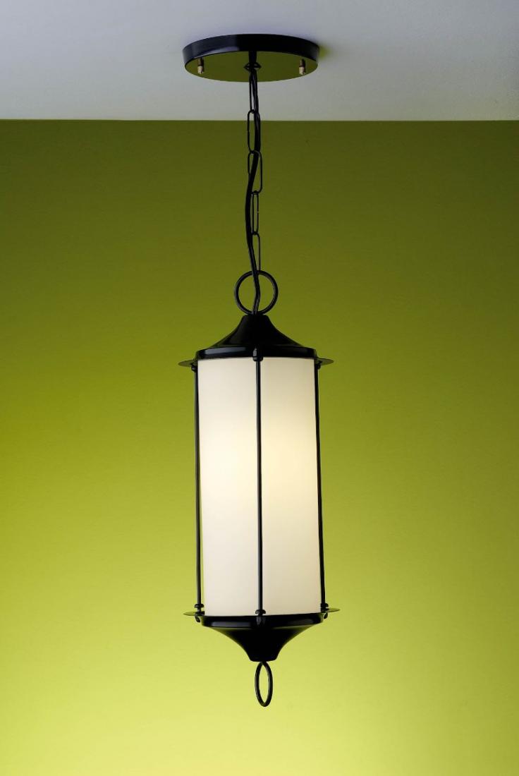 Pendente Ideal Munich Vidro Cilíndrico Fosco 1L E27 160x640x160mm 740