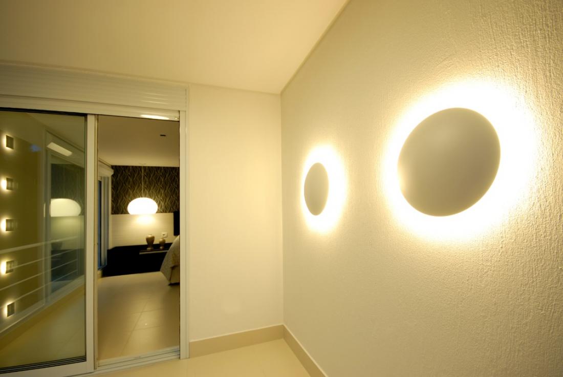 Arandela Newline Pleine Lune 12 Watts 2700K Ø400x90mm 341LED
