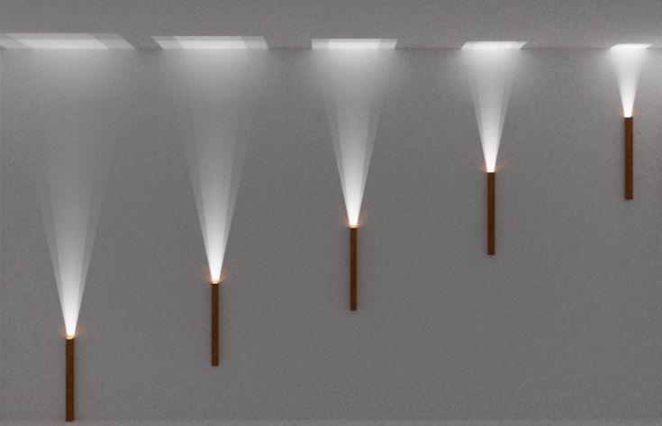 Arandela Accord Linea Facho Único 5,5 watts 2700K Bivolt 500mm 4083LED