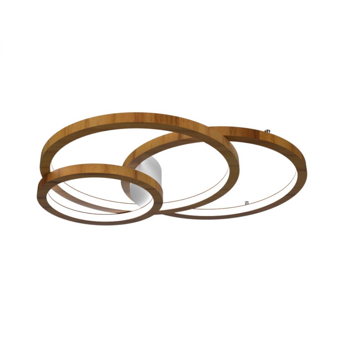 Jogo Plafon/Arandela Accord Circular Frame 115 watts 2700K Bivolt 1550x1250x110mm 5086LED