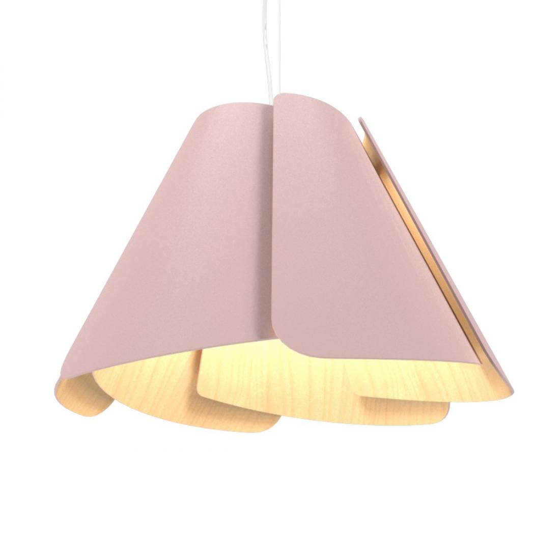Pendente Accord Cônico Fuchsia 1L E27 Ø600x400mm 1364