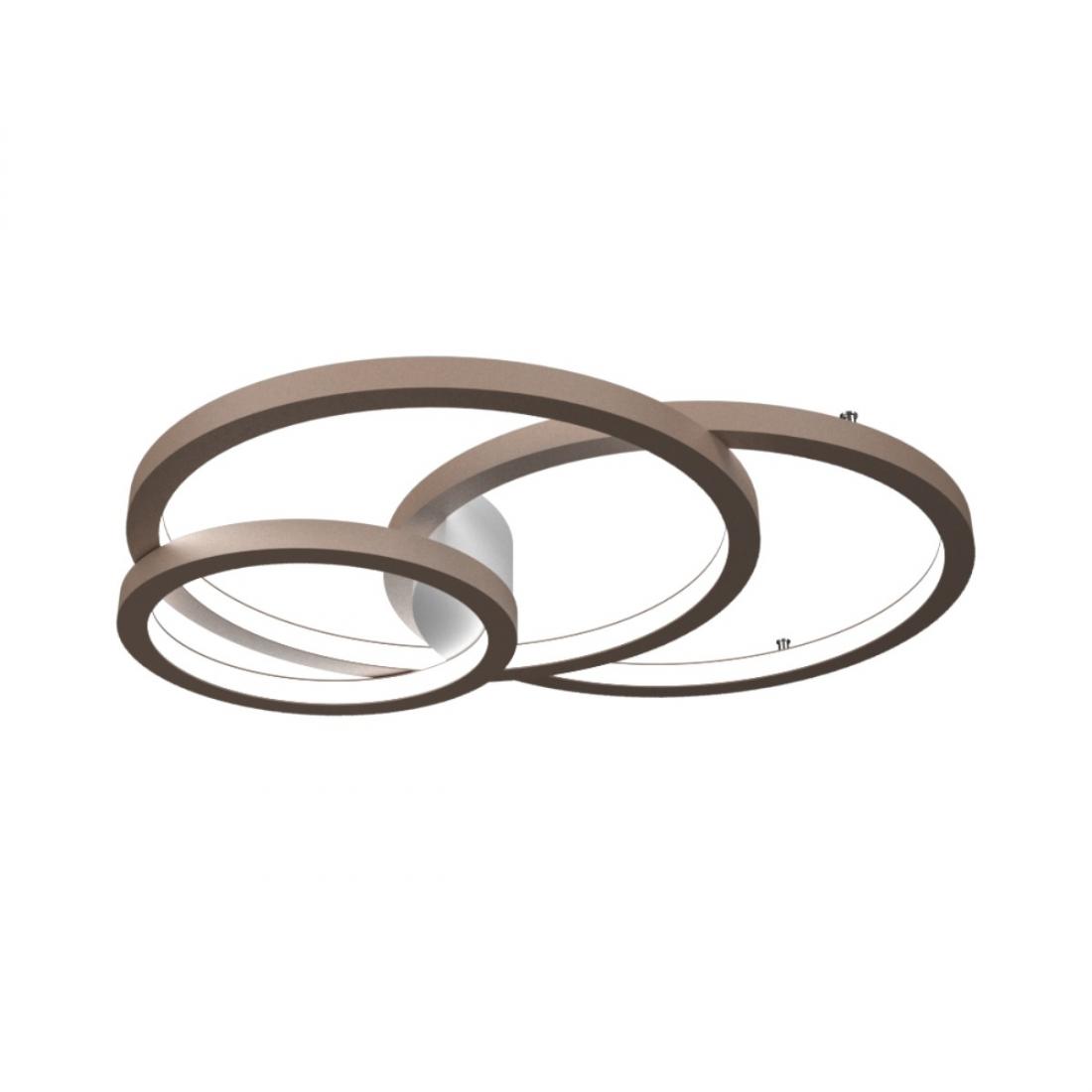 Jogo Plafon/Arandela Accord Circular Frame 115 watts 2700K Bivolt 1550x1250x110mm 5086LED