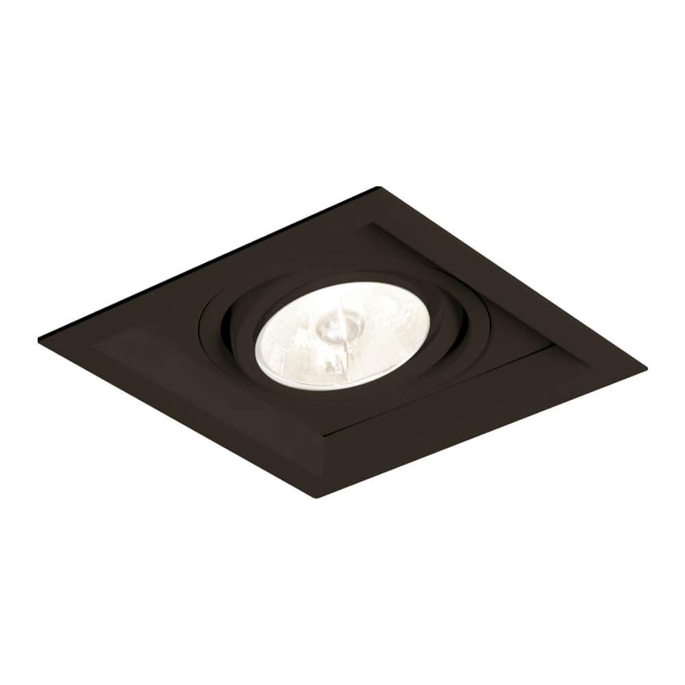Embutido Direcional Newline Recuado II 1L Mini Dicróica 104x104x55mm IN51301
