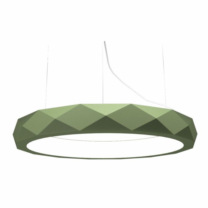 Pendente Accord Anel Facetado Horizontal 69 Watts 2700K Bivolt Ø1000x120mm 1359LED