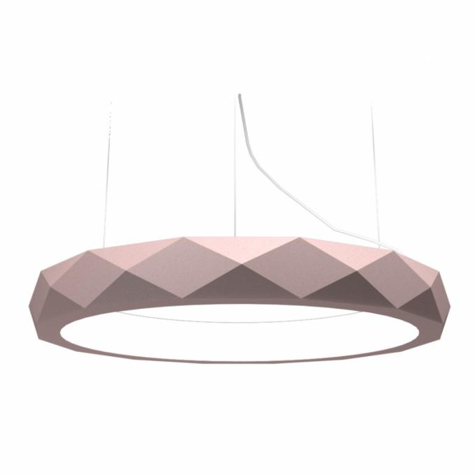 Pendente Accord Anel Facetado Horizontal 58 Watts 2700K Bivolt Ø800x120mm 1358LED
