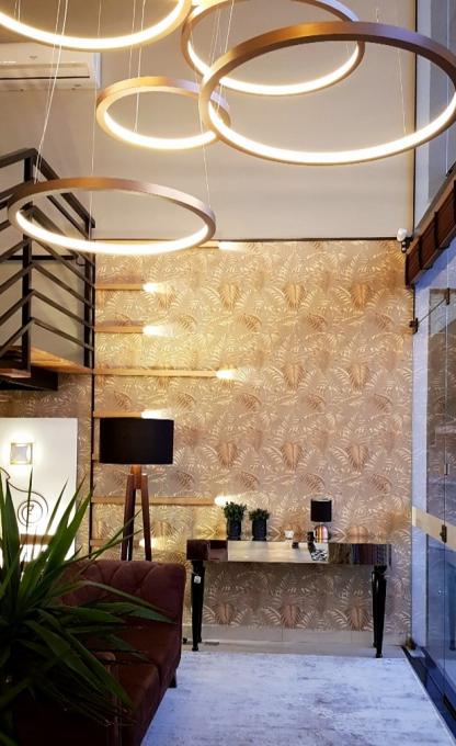 Arandela Accord Linea Facho Duplo 11 watts 2700K Bivolt 1500mm 4110LED