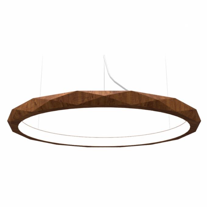 Pendente Accord Anel Multifacetado Horizontal 35 Watts 2700K Bivolt Ø1000x60mm 1356LED