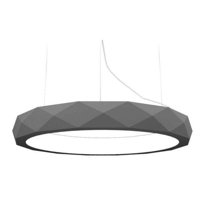 Pendente Accord Anel Facetado Horizontal 58 Watts 2700K Bivolt Ø800x120mm 1358LED