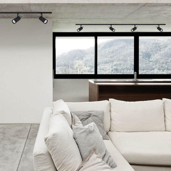 Spot para Trilho Newline Lisse II 1L Dicróica 110x64x130mm IN55925