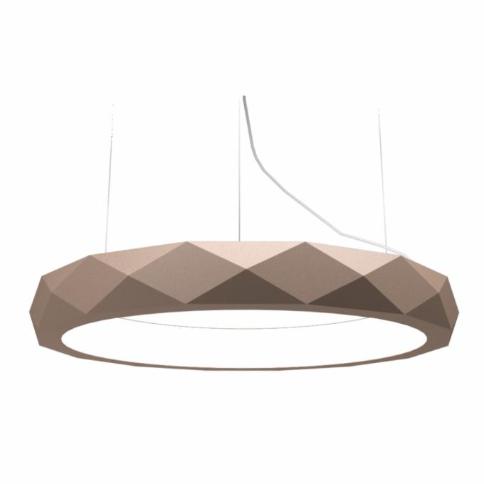 Pendente Accord Anel Facetado Horizontal 41 Watts 2700K Bivolt Ø600x120mm 1357LED