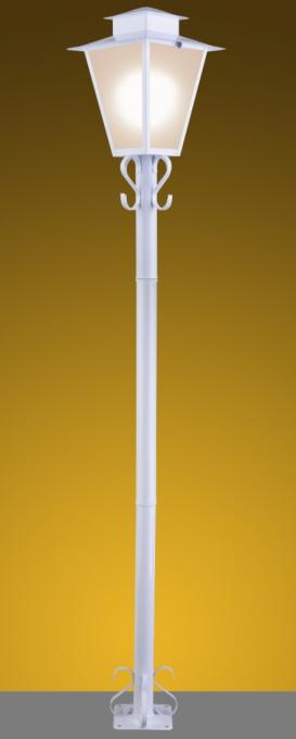 Poste Ideal Colonial Externo Aço Fosfatizado e Termoplástico 1L E27 1760x270x270mm P-3