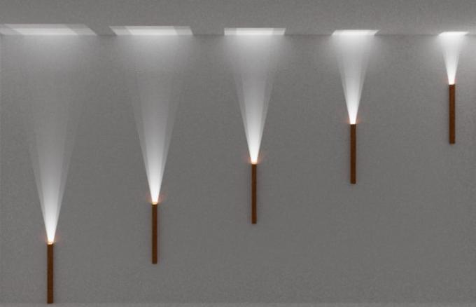 Arandela Accord Linea Facho Único 5,5 watts 2700K Bivolt 1500mm 4093LED