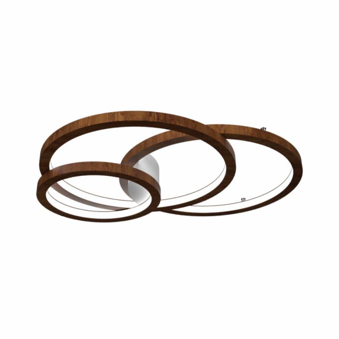 Jogo Plafon/Arandela Accord Circular Frame 115 watts 2700K Bivolt 1550x1250x110mm 5086LED