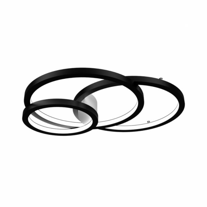 Jogo Plafon/Arandela Accord Circular Frame 94 watts 2700K Bivolt 130x980x110mm 5085LED