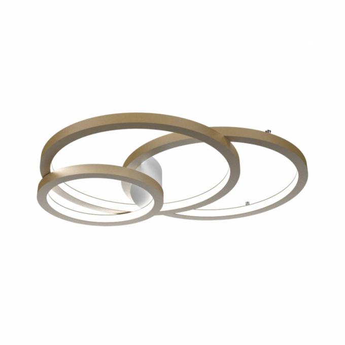 Jogo Plafon/Arandela Accord Circular Frame 115 watts 2700K Bivolt 1550x1250x110mm 5086LED