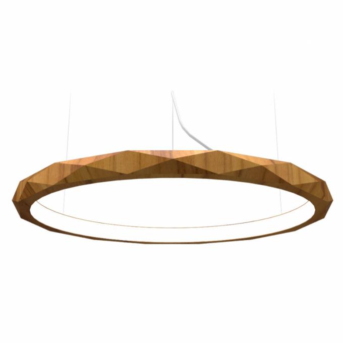 Pendente Accord Anel Multifacetado Horizontal 35 Watts 2700K Bivolt Ø1000x60mm 1356LED