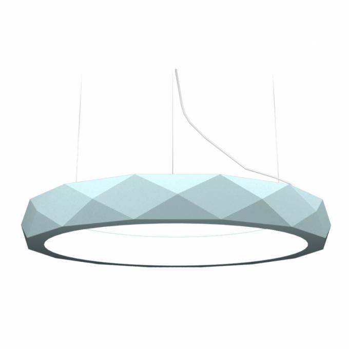 Pendente Accord Anel Facetado Horizontal 58 Watts 2700K Bivolt Ø800x120mm 1358LED