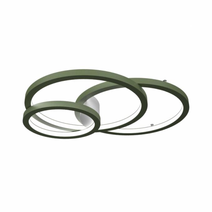 Jogo Plafon/Arandela Accord Circular Frame 94 watts 2700K Bivolt 130x980x110mm 5085LED