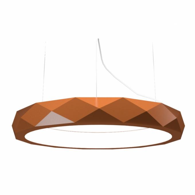 Pendente Accord Anel Facetado Horizontal 58 Watts 2700K Bivolt Ø800x120mm 1358LED