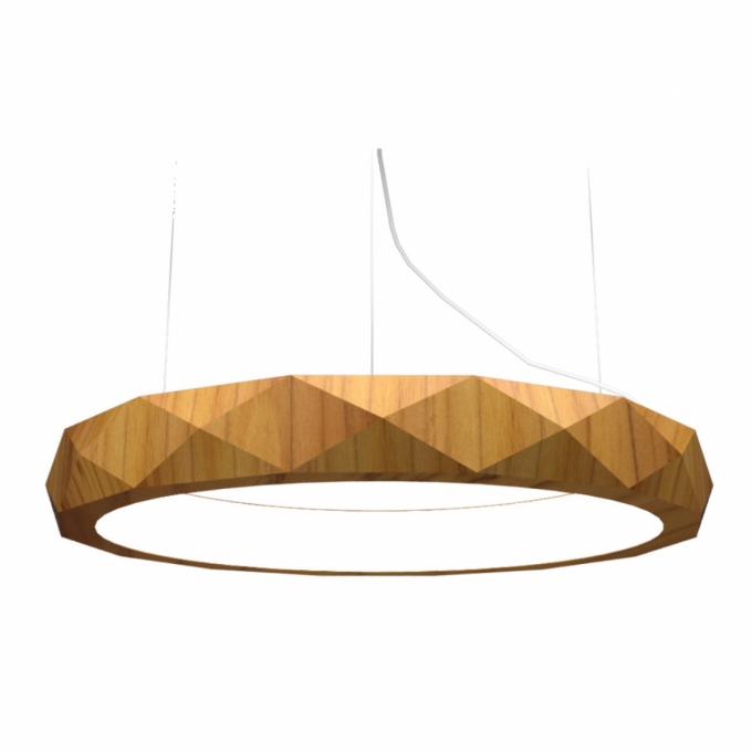 Pendente Accord Anel Facetado Horizontal 58 Watts 2700K Bivolt Ø800x120mm 1358LED