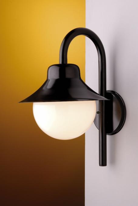 Arandela Ideal Saturno Globo de Polietileno 1L E27 290x460x350mm 228 C/GP