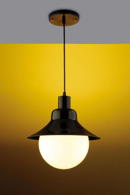 Pendente Ideal Saturno Globo de Polietileno 1L E27 Ø290x800mm 728 C/GP