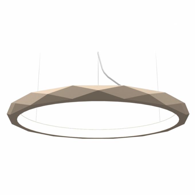 Pendente Accord Anel Multifacetado Horizontal 21 Watts 2700K Bivolt Ø600x60mm 1354LED