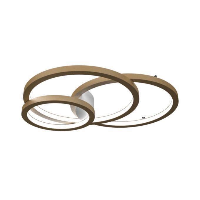 Jogo Plafon/Arandela Accord Circular Frame 115 watts 2700K Bivolt 1550x1250x110mm 5086LED