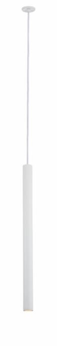 Pendente Newline Lisse II Canopla para Gesso 1L Mini Dicróica Ø40x595mm 426