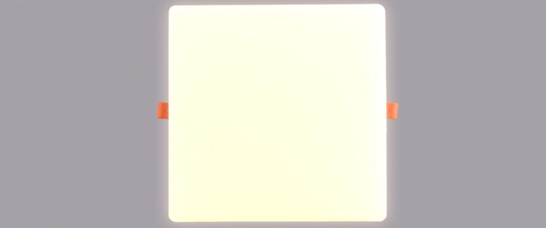 Painel Semi Embutido Opus 30 Watts 3000K 120° Bivolt 220x220x20mm Branco OPS 36076