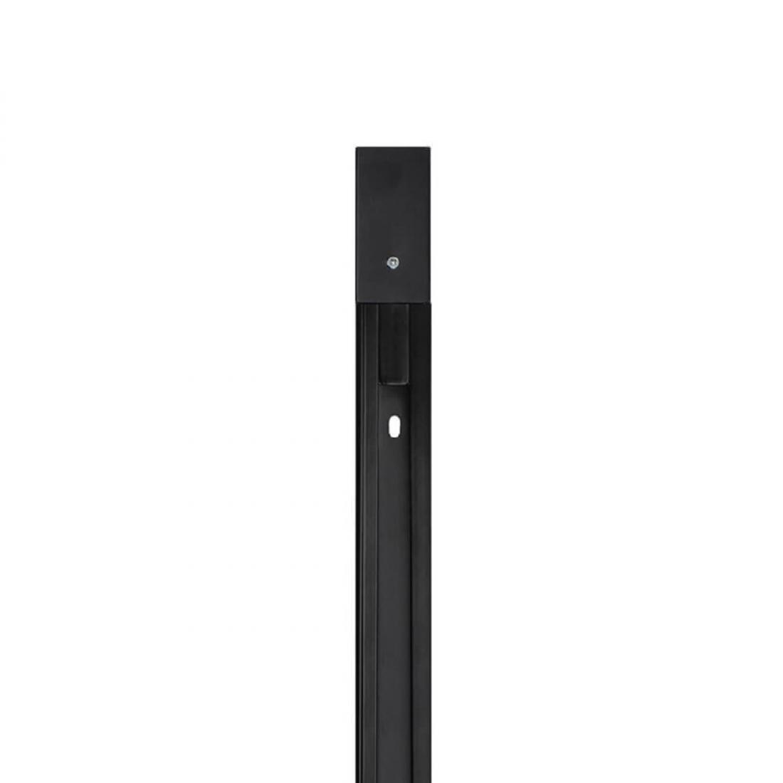 Trilho Eletrificado Evoled Sobrepor 2 Metros Preto LE-3559