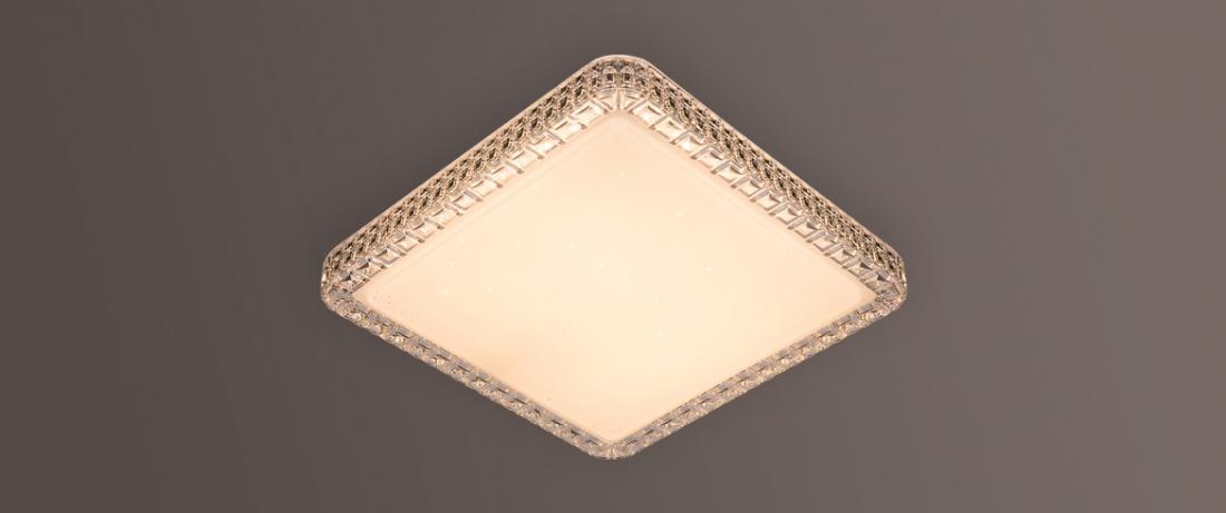Plafon Sobrepor Opus Orion 24 Watts 3000K Bivolt 400x400x75mm OPS 31255