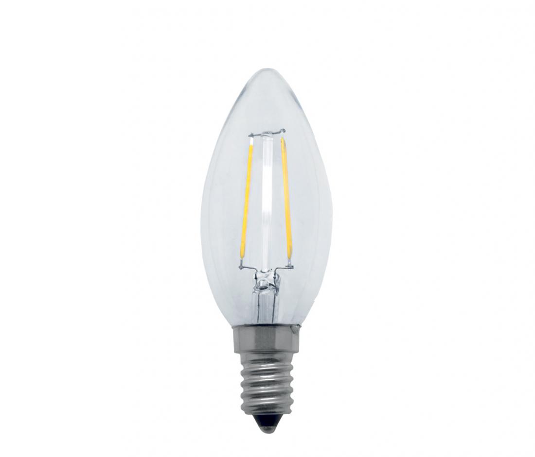 Lâmpada Opus Vela Lisa Filamento Bivolt 4 watts E14 2400K Ø35x96mm OPS 31835
