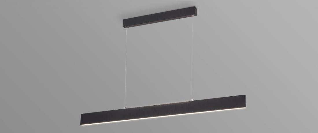 Pendente Opus Matrix 30 Watts 4000K Preto 1185mm OPS 34287