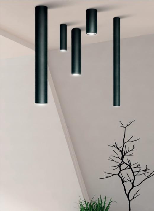 Luminárias de Sobrepor Itamonte Tubolare 1L E27 Ø65x145mm 2019/15