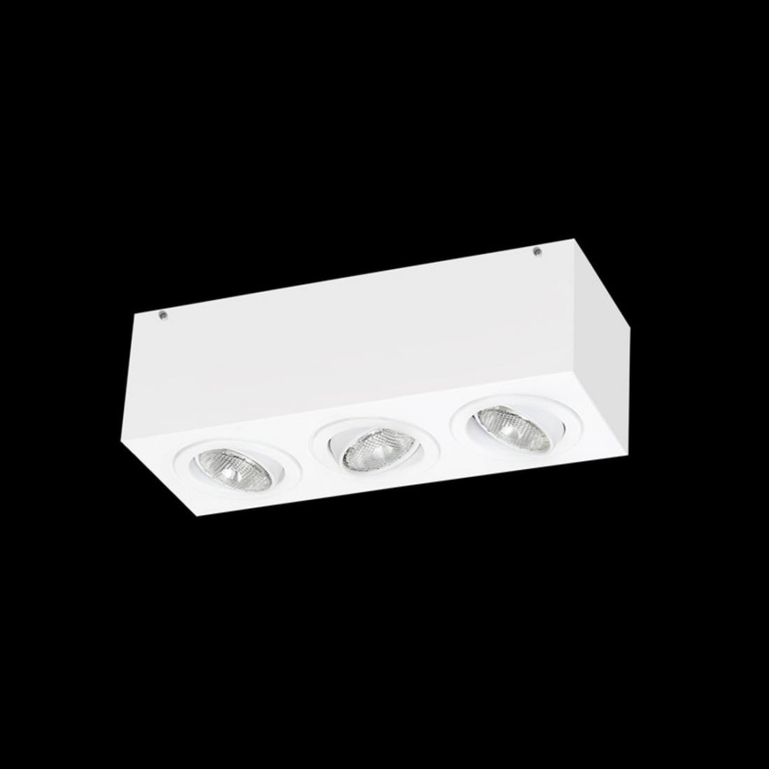 Spot Sobrepor Itamonte Triplo 3L PAR20 135x370x120mm 2012/3
