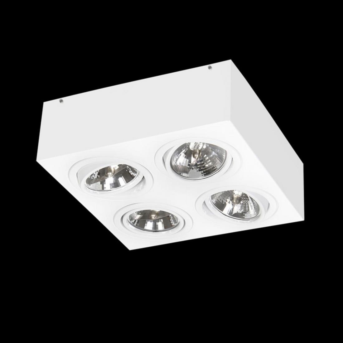 Spot Sobrepor Itamonte Quadrúplo 4L AR111 330x330x125mm 2015/4