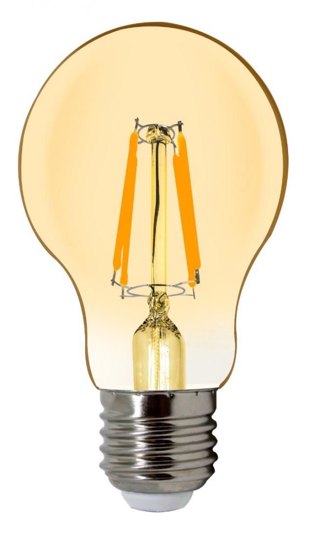 Lâmpada LED Mundial Bulbo A60 Filamento Vintage E27 2 watts 2400K 280° Bivolt ML-0120
