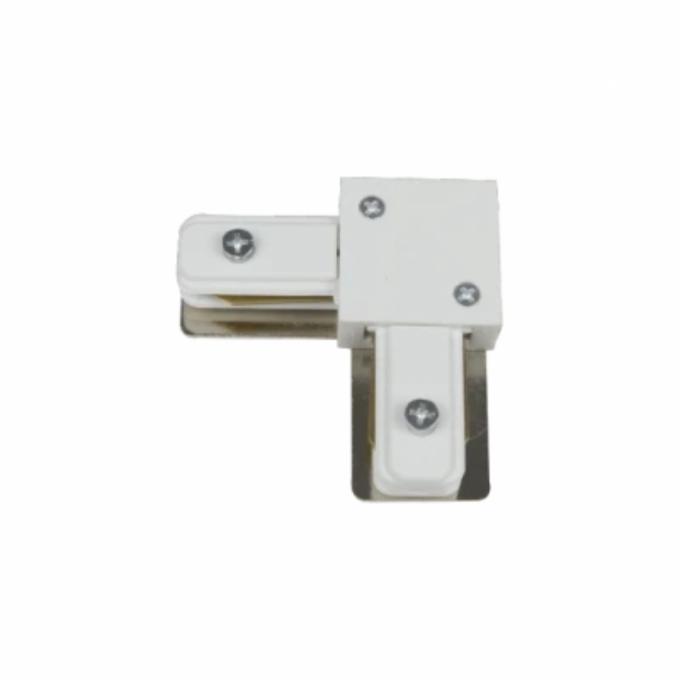 Conexão L Evoled Branco para Trilho Eletrificado Sobrepor LE-3564