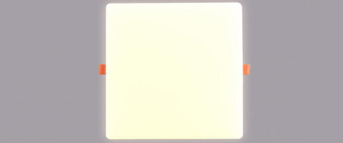 Painel Semi Embutido Opus 30 Watts 3000K 120° Bivolt 220x220x20mm Branco OPS 36076
