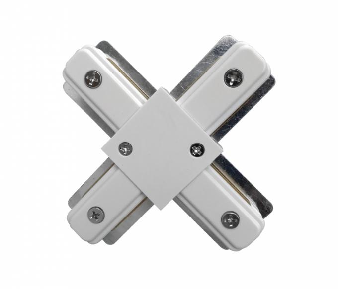 Conector X Opus Branco para Trilho Sobrepor 116x116x15mm OPS 35468