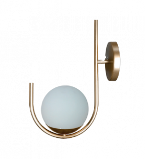 Arandela Itamonte Jota 1L G9 460x220mm Esfera Ø150mm 268