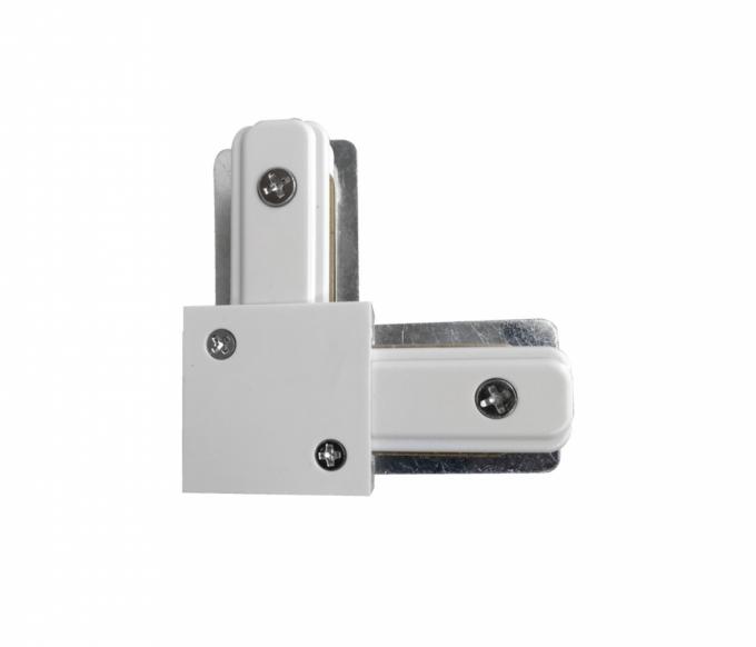 Conector L Opus Branco para Trilho Sobrepor 70x70x15mm OPS 35420