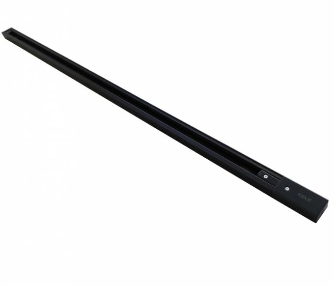 Trilho Sobrepor Opus Alumínio 1 metro Preto OPS 35376