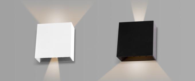 Arandela Opus Astral 4 Watts 3000K Facho Ajustável Branca 120x120mm OPS 38100