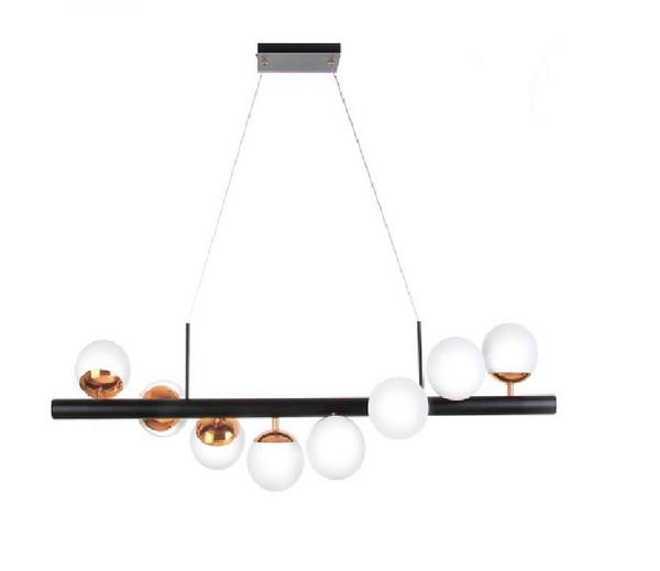 Pendente Old Artisan Jabuticaba 8L G9 1000x320x320mm Globo Ø120mm PD-5317 