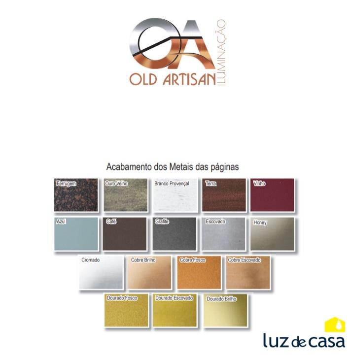Pendente Old Artisan Esfera Vidro 1L G9 Ø250x270mm Globo Interno Ø100mm PD-5380 